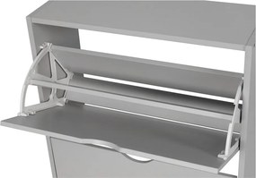 Szara uchylna szafka na buty 50x82x24 cm Stelo – Bonami Essentials