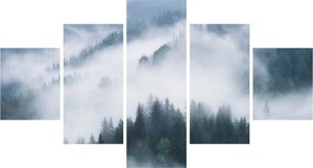Obraz - Drzewa we mgle (125x70 cm)