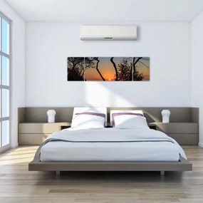 Obraz zachodu słońca (170x50 cm)
