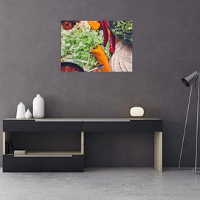 Obraz na szkle warzyw (70x50 cm)