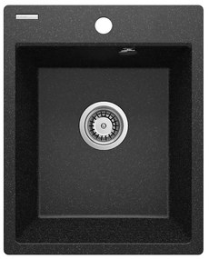 Deante ZRC_2103 - Zlew kuchenny CORIO 50x40 cm granit/grafit
