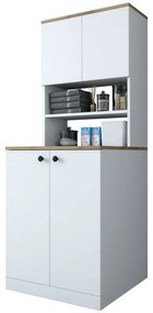 Szafka nad pralkę Kira White and Walnut