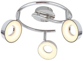 Chromowana lampa sufitowa z regulacją - D234-Ladam