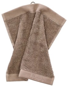Brązowy bawełniany ręcznik frotte 30x30 cm Comfort – Södahl