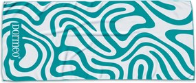SZYBKOSCHNĄCY RĘCZNIK Z MIKROFIBRY TURKUSOWY 70X140 70x140 cm