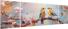 Obraz - Gołąbki (170x50 cm)