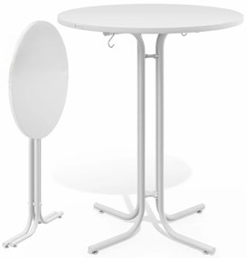 Casaria Stół barowy składany RAUL 110x80cm, biały