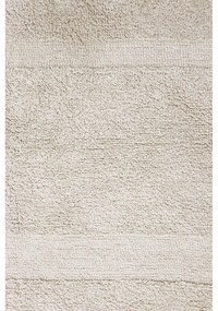 Kremowy bawełniany dywan tkany ręcznie odpowiedni do prania 140x200 cm Bloom Natural – Lorena Canals