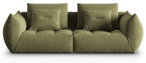 Jasnozielona sofa z materiału bouclé 232 cm Bloom – Micadoni Home