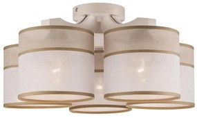 żyrandol natynkowy ANDREA 5xE27/60W/230V buk