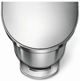 Simplehuman Kosz na śmieci z pedałem Slim 45 l,stal nierdzewna