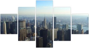 Obraz - Manhattan za dnia (125x70 cm)