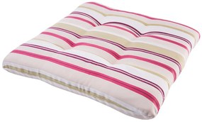 Poduszka na siedzisko Red Stripes Anette 41 x 41 x 5 cm C029-05SB PATIO