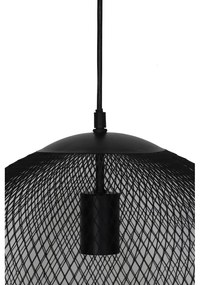 Lampa wisząca w kolorze matowej czerni z metalowym kloszem ø 50 cm Reilley – Light &amp; Living