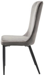 Szare krzesło do jadalni Unique Furniture Hudson