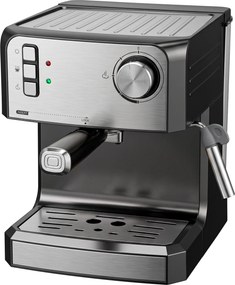 HOMCOM Ekspres do kawy, 20-BAR ekspres z dyszą do spieniania mleka, zbiornik 1,6 l, Czarny | Aosom PL
