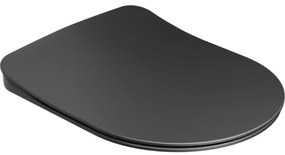 Ravak X01795 - deska sedesowa SoftClose CHROME czarna