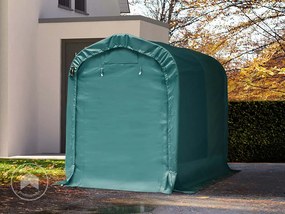 TOOLPORT 1,6x2,4m, Namiot garażowy, Plandeka PVC, ciemnozielony, bez statyki - (67833)