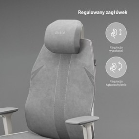 Fotel biurowy ergonomiczny Diablo V-Flash Light Grey