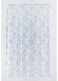 Biało-niebieska firanka 300x260 cm Elsa – Mendola Fabrics