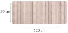 Podłużna mata łazienkowa ze wzorem, 50 x 120 cm