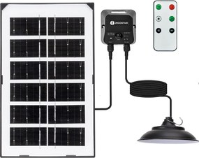 Aigostar - Solarna lampa sufitowa LED/35W/12V 3000 mAh 6500K śr. 15 cm