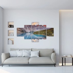 Obraz - Górski krajobraz Kanady (125x70 cm)