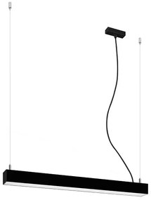 Czarna liniowa lampa wisząca LED 3000 K - EX615-Herrick