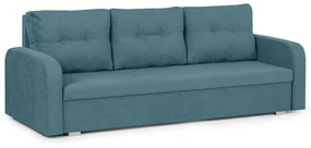 Kanapa sofa 3 os z funkcją spania BERLIN Turkusowy