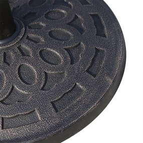 Outsunny Stojak Do Parasola 38 48mm Brązowy Podstawa Parasolowa 48 5x34cm Stabilna i Solidna | Aosom PL