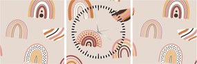 Obraz - Kreacje marzeń N⁰1 (z zegarem) (90x30 cm)