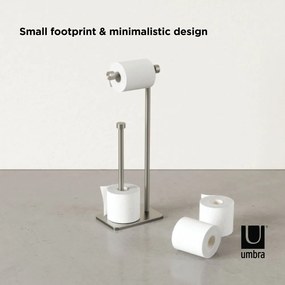 Stalowy stojak na papier toaletowy Cappa – Umbra
