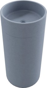 Umywalka betonowa wolostojąca bez otworu na baterię DELIS | Różne kolory : Kolor - Lawendowy, Podłączenie syfonu - Do ściany