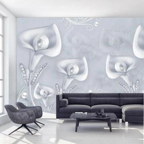 Fototapeta - Perłowe kwiaty (196x136 cm)