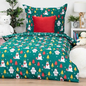 4Home Pościel bawełniana Polar Bear, 140 x 200 cm,70 x 90 cm