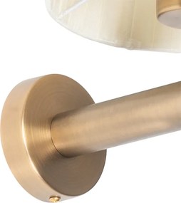 Inteligentny kinkiet brązowy z białym kloszem z WiFi A60 - Pluk