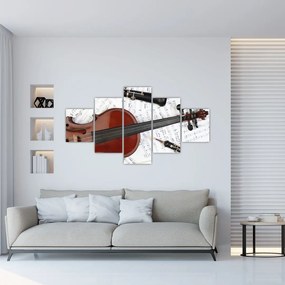 Obraz - Instrumenty muzyczne (125x70 cm)
