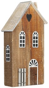 Dekoracja Snow House 25cm natural