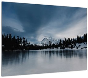 Obraz - Na zamarzniętym jeziorze (70x50 cm)