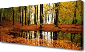 Obraz na płótnie Głęboka Zieleń Lasu