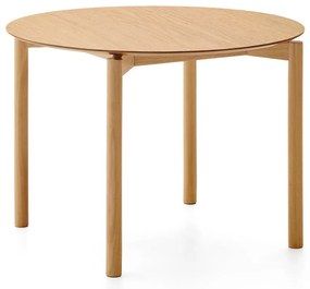 Okrągły stół w dekorze jesionu ø 110 cm Indara – Kave Home