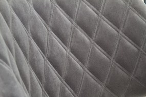 Krzesło K396 VELVET szare HALMAR