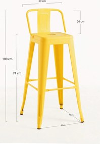 Opakowanie 4 stoków z oparciem Torix