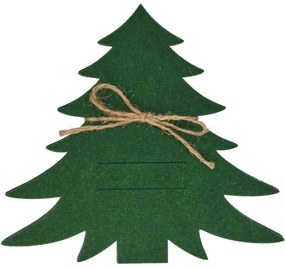 Kieszeń na sztućce X-Mas Tree zielony, zestaw 4 szt.