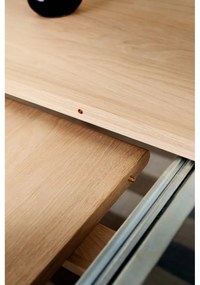 Dodatkowy blat do stołu z litego drewna dębowego 50x106 cm Miro – Hammel Furniture