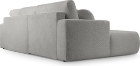 Narożnik VELO wolnostojący układ L strona Prawa z funkcją spania w tkaninie Coral 75