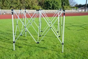 Pawilon ogrodowy Profi rozkładany 3 x 3 m - zielony 2 ściany