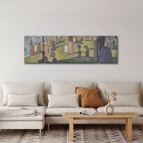 Obraz - Georges Seurat, A Sunday on La Grande Jatte, reprodukcje (170x50 cm)