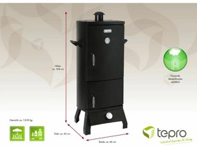 Tepro 3182 Wędzarnia gazowa Lockport, 46 x 42 x104 cm