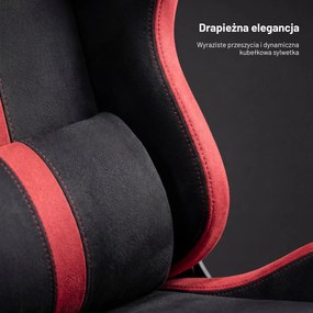 Fotel gamingowy materiałowy Diablo X-One 2.0 Normal Size, Bloody Mary